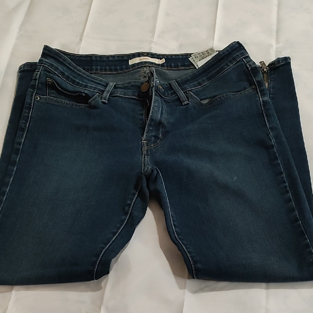 Levi's Women's Blue Skinny Jeans Classic Denim‎ Size 29